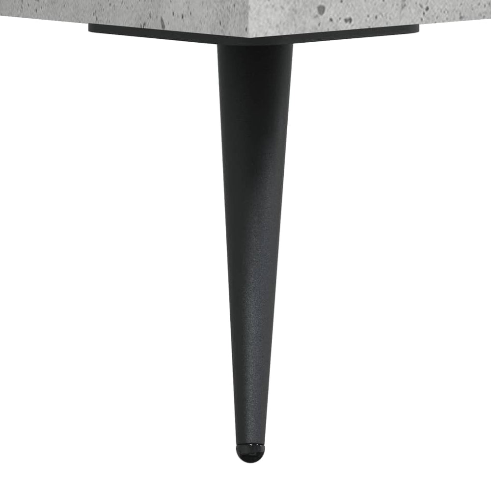 Nachtkastje 40x35x47,5 cm bewerkt hout betongrijs MeubelReus