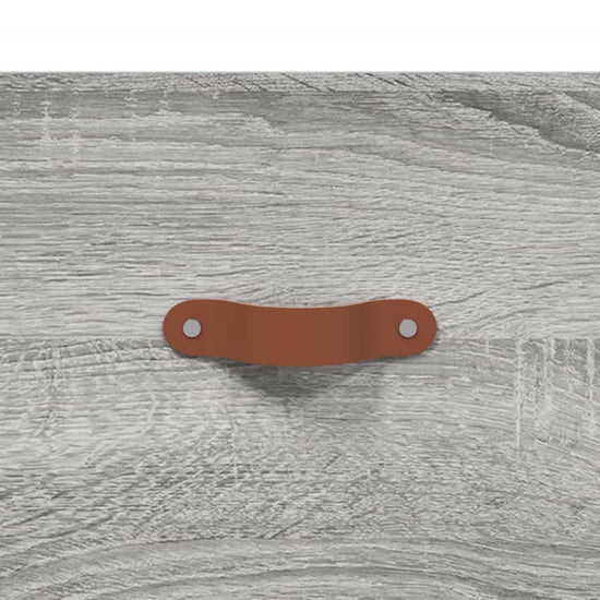 Nachtkastje 40x35x47,5 cm bewerkt hout grijs sonoma eikenkleur MeubelReus