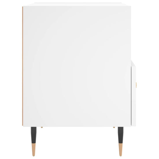 Nachtkastjes 2 st 40x35x47,5 cm bewerkt hout wit MeubelReus