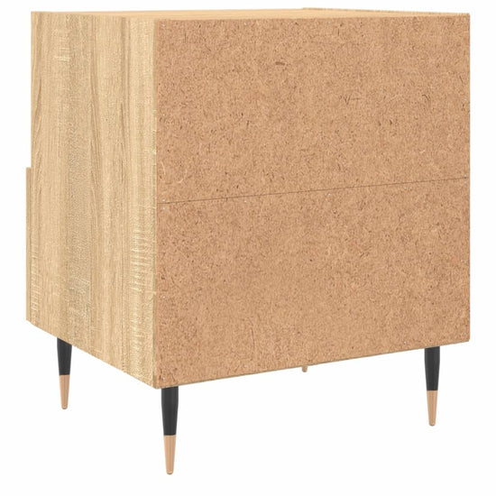 Nachtkastjes 2 st 40x35x47,5 cm bewerkt hout sonoma eikenkleur MeubelReus