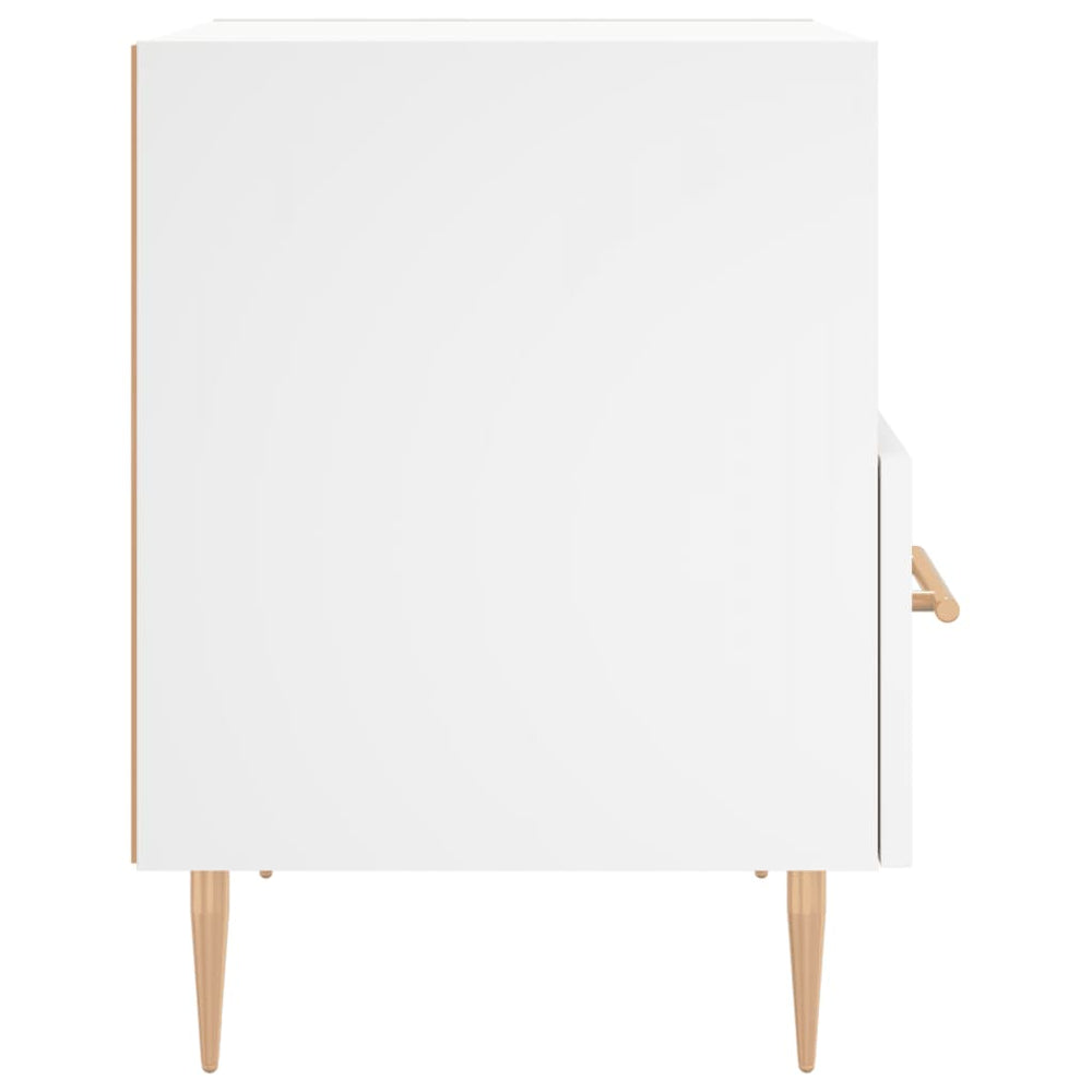 Nachtkastjes 2 st 40x35x47,5 cm bewerkt hout wit MeubelReus