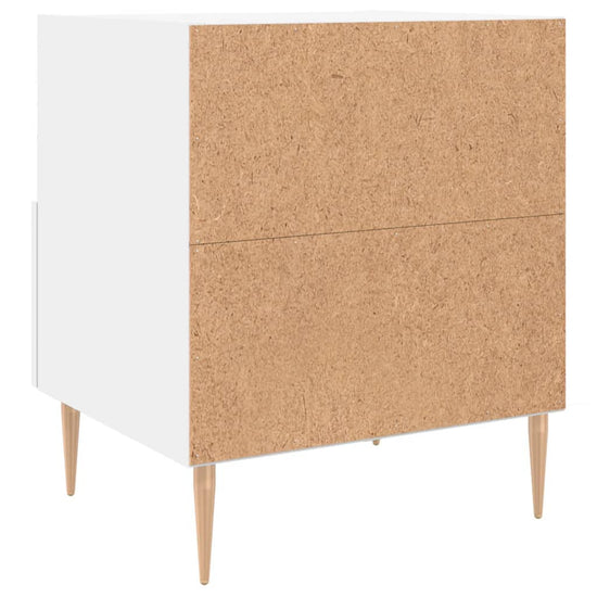 Nachtkastjes 2 st 40x35x47,5 cm bewerkt hout wit MeubelReus
