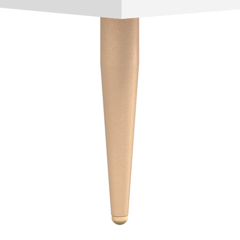 Nachtkastjes 2 st 40x35x47,5 cm bewerkt hout wit MeubelReus