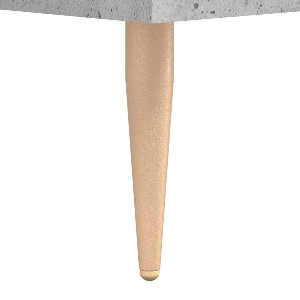 Nachtkastje 40x35x47,5 cm bewerkt hout betongrijs MeubelReus