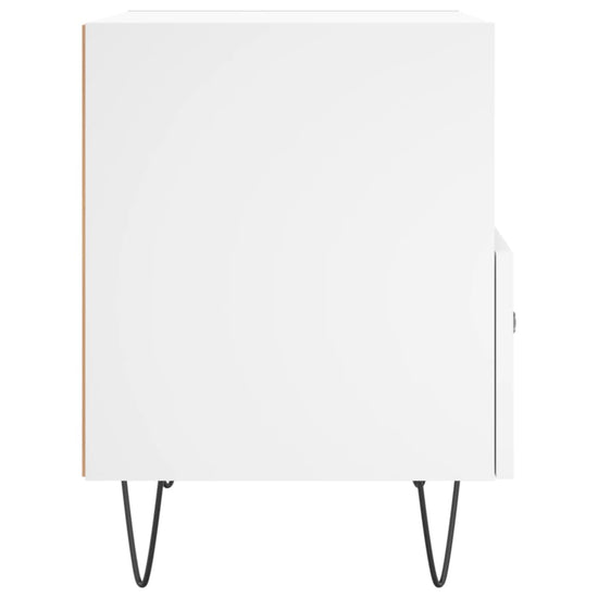 Nachtkastjes 2 st 40x35x47,5 cm bewerkt hout wit MeubelReus