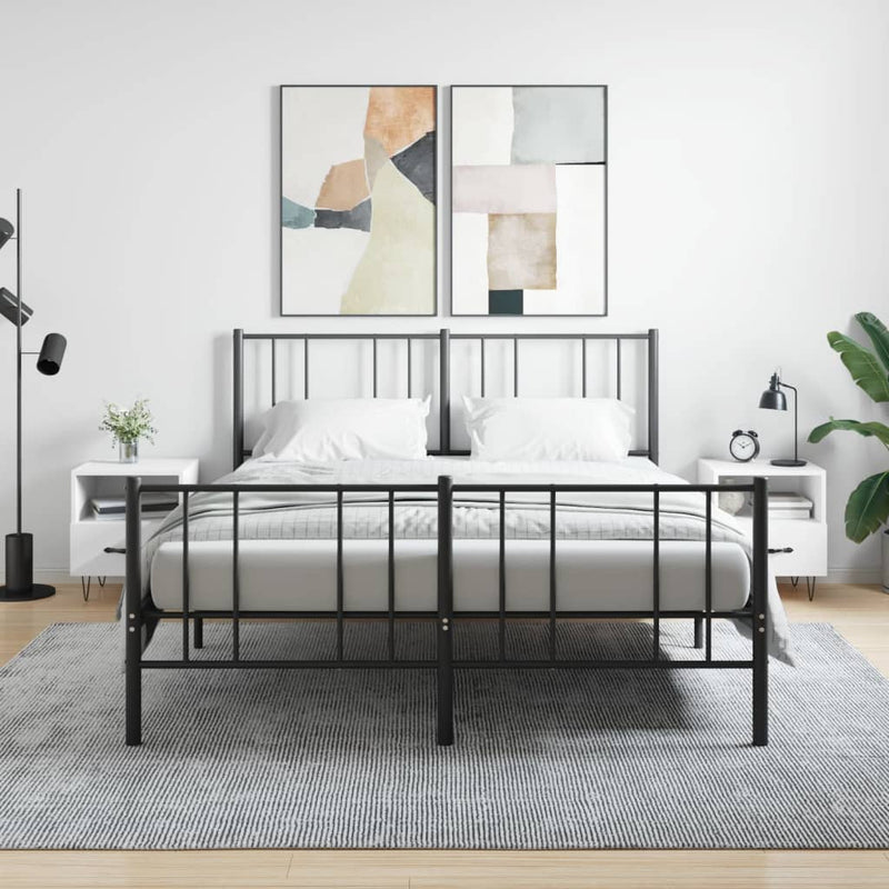 Nachtkastjes 2 st 40x35x47,5 cm bewerkt hout wit MeubelReus