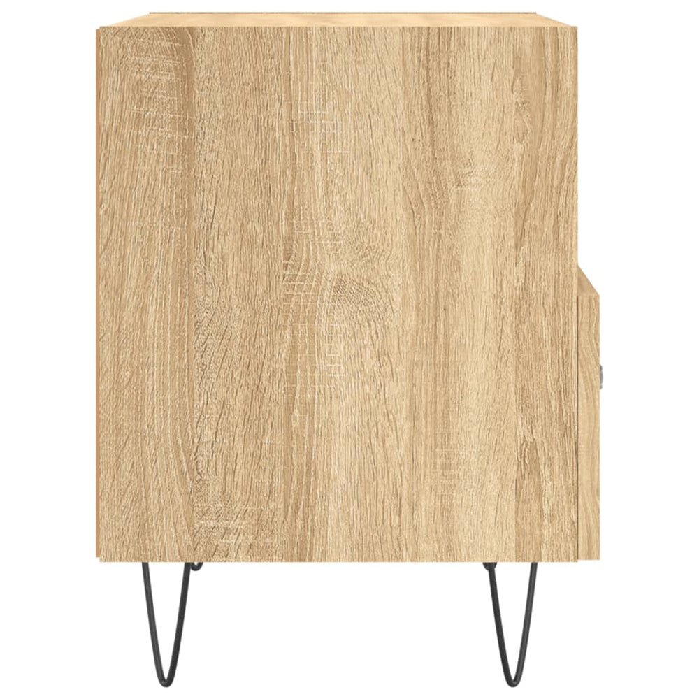 Nachtkastjes 2 st 40x35x47,5 cm bewerkt hout sonoma eikenkleur MeubelReus