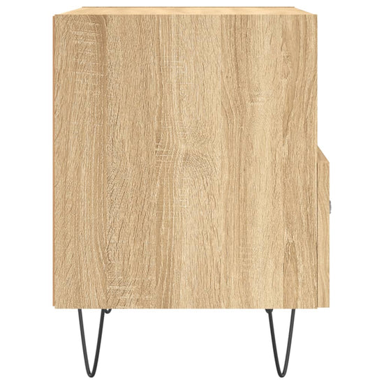 Nachtkastjes 2 st 40x35x47,5 cm bewerkt hout sonoma eikenkleur MeubelReus