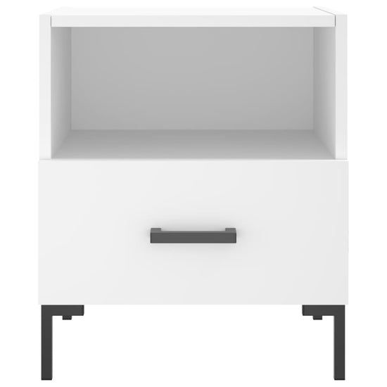 Nachtkastjes 2 st 40x35x47,5 cm bewerkt hout wit MeubelReus