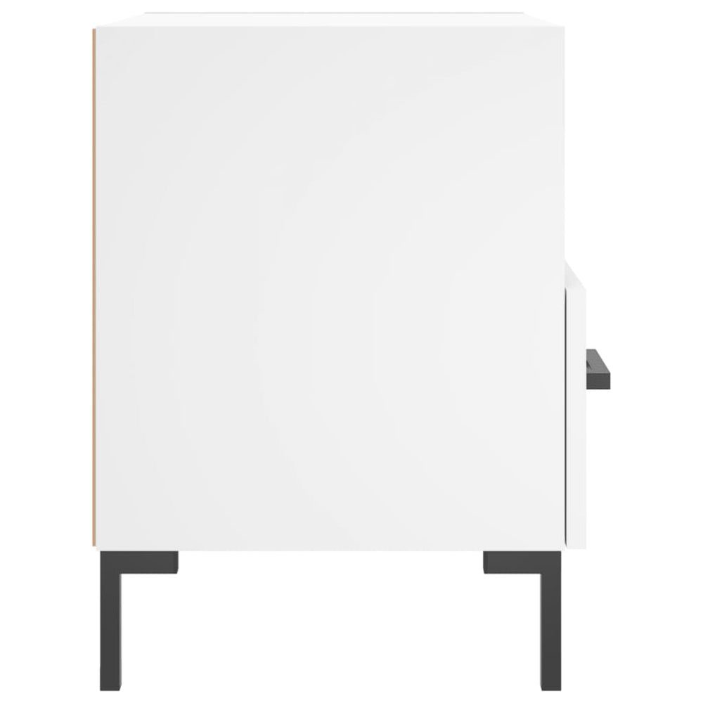Nachtkastjes 2 st 40x35x47,5 cm bewerkt hout wit MeubelReus
