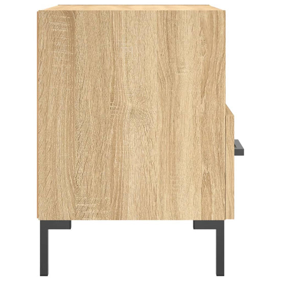 Nachtkastjes 2 st 40x35x47,5 cm bewerkt hout sonoma eikenkleur MeubelReus