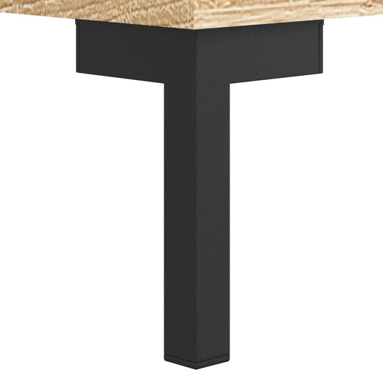 Nachtkastjes 2 st 40x35x47,5 cm bewerkt hout sonoma eikenkleur MeubelReus