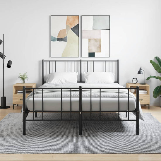 Nachtkastjes 2 st 40x35x47,5 cm bewerkt hout sonoma eikenkleur MeubelReus
