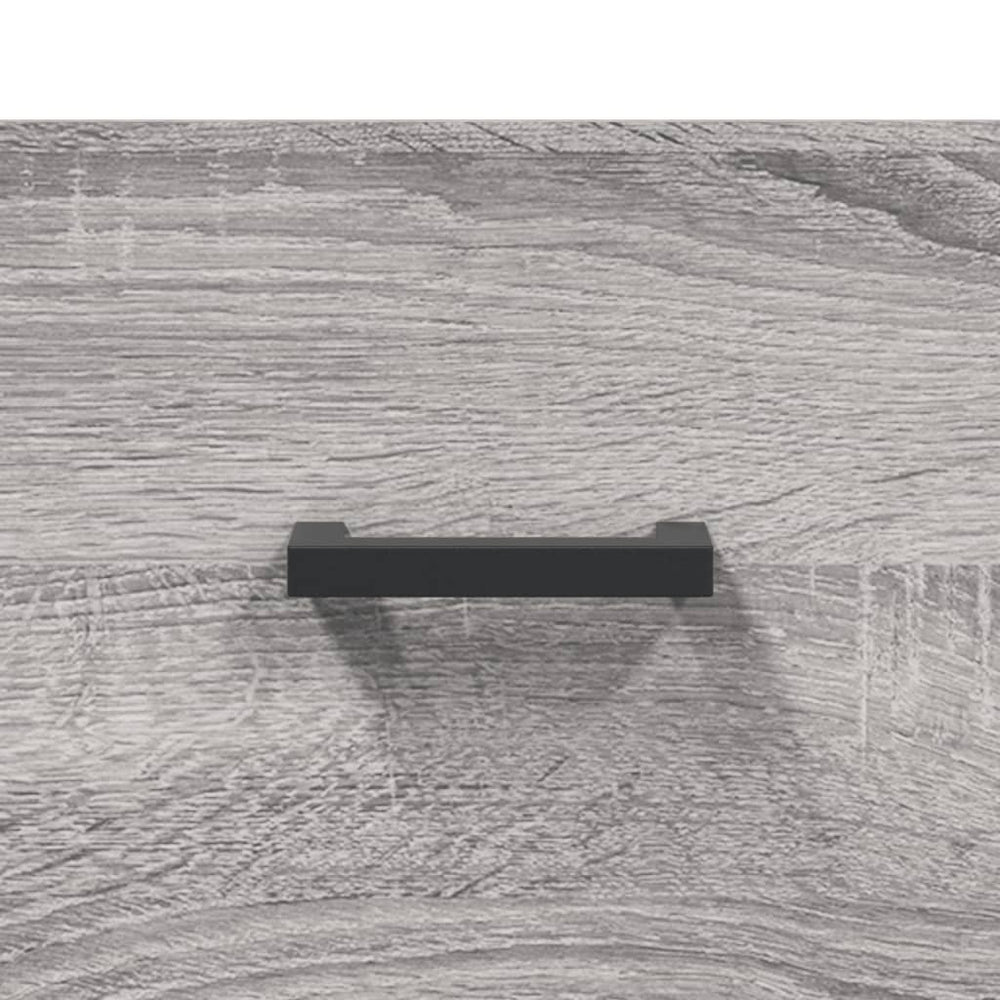 Nachtkastje 40x35x47,5 cm bewerkt hout grijs sonoma eikenkleur MeubelReus
