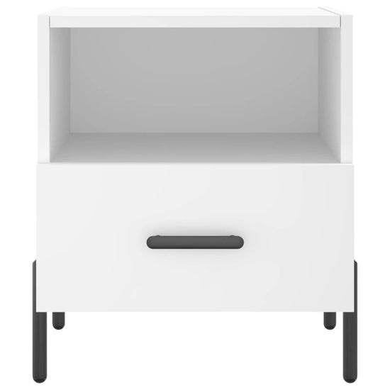 Nachtkastjes 2 st 40x35x47,5 cm bewerkt hout wit MeubelReus