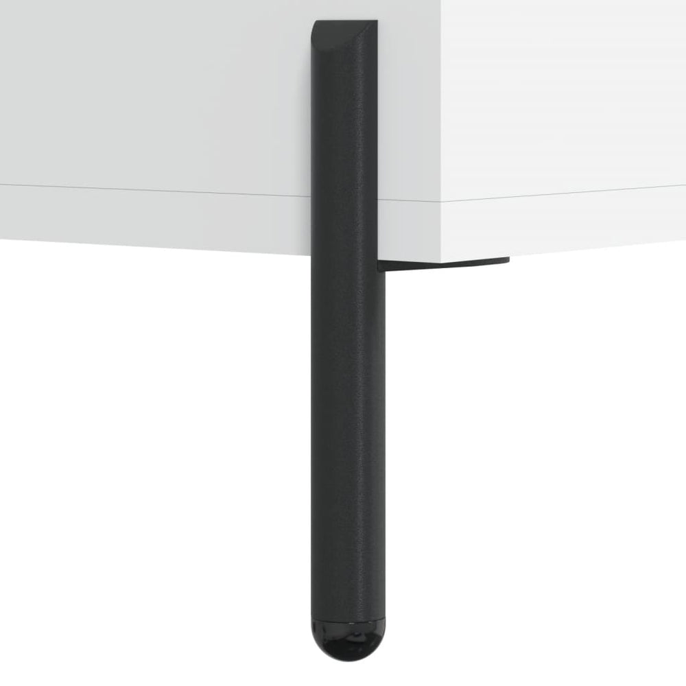 Nachtkastjes 2 st 40x35x47,5 cm bewerkt hout wit MeubelReus