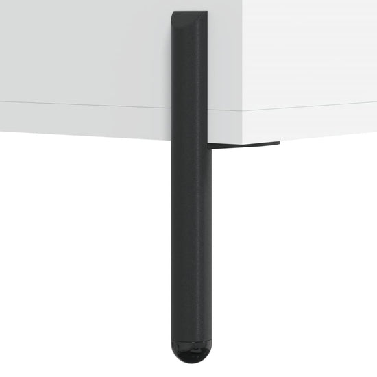 Nachtkastjes 2 st 40x35x47,5 cm bewerkt hout wit MeubelReus