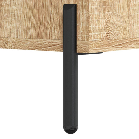 Nachtkastjes 2 st 40x35x47,5 cm bewerkt hout sonoma eikenkleur MeubelReus