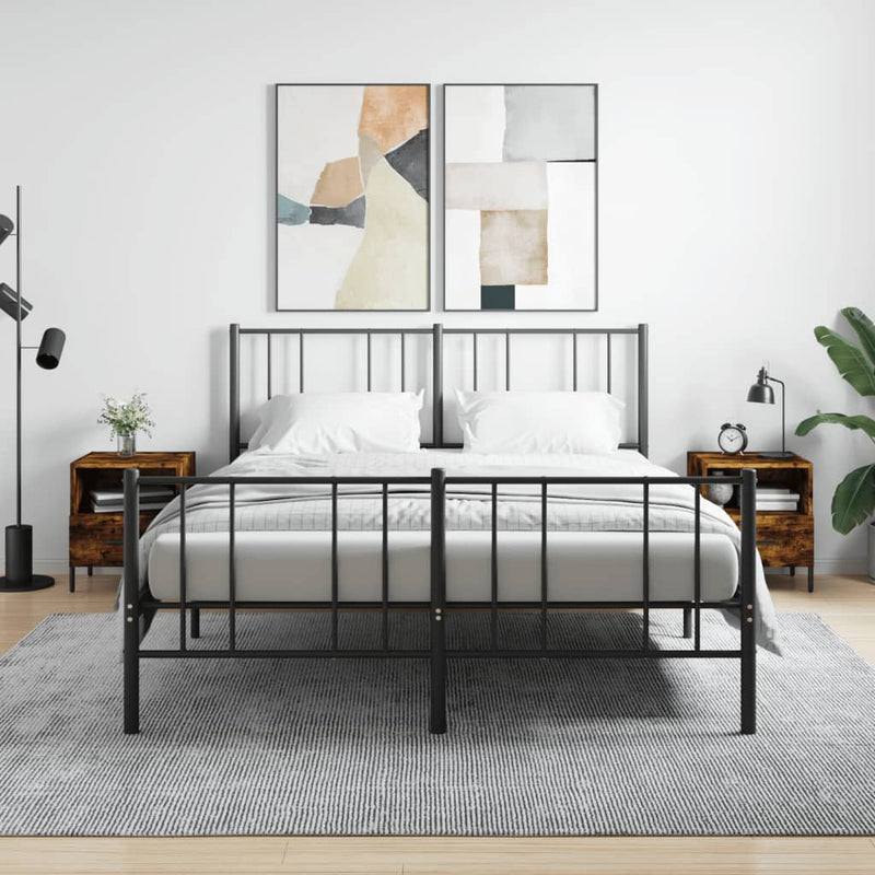Nachtkastjes 2 st 40x35x47,5 cm bewerkt hout gerookt eikenkleur MeubelReus