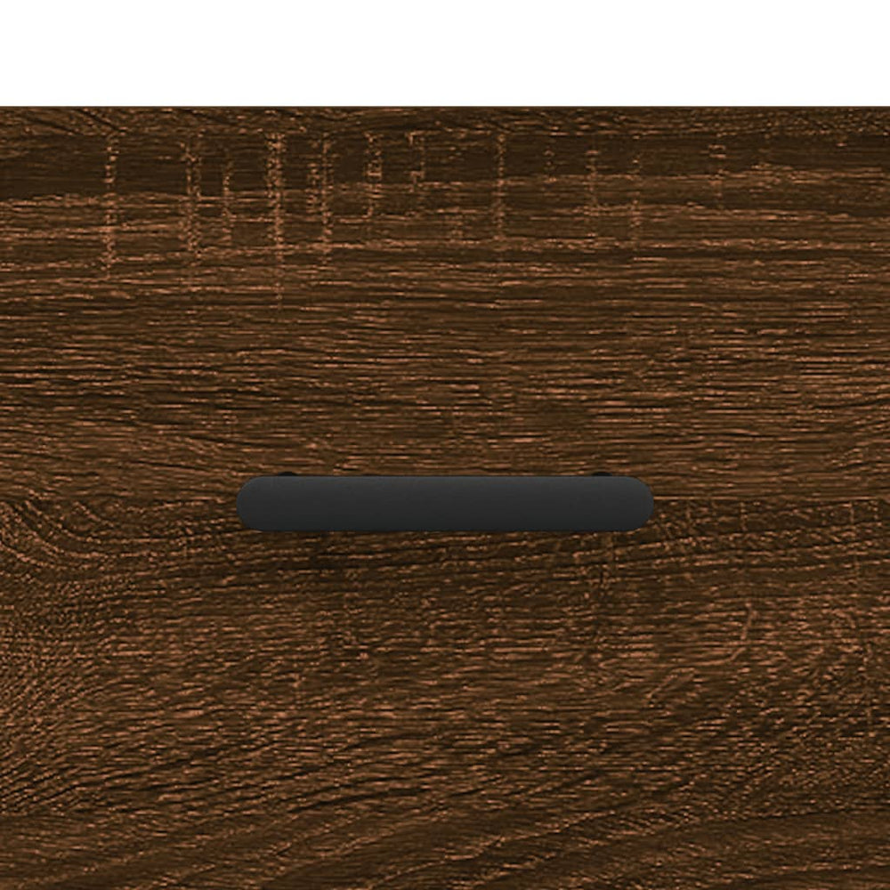 Nachtkastje 40x35x47,5 cm bewerkt hout bruin eikenkleur MeubelReus