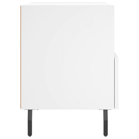 Nachtkastjes 2 st 40x35x47,5 cm bewerkt hout wit MeubelReus