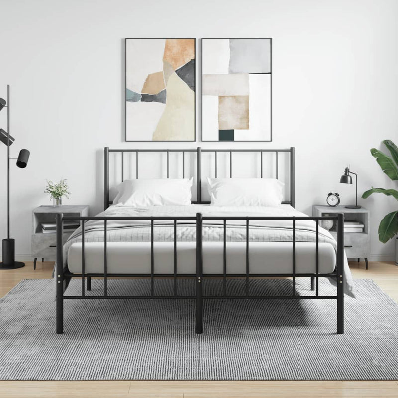 Nachtkastjes 2 st 40x35x47,5 cm bewerkt hout betongrijs MeubelReus