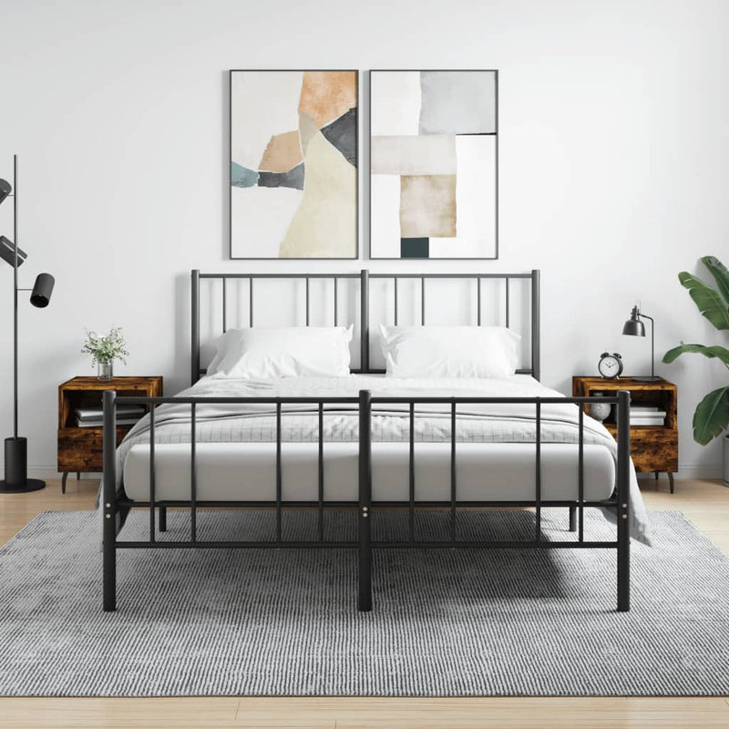 Nachtkastjes 2 st 40x35x47,5 cm bewerkt hout gerookt eikenkleur MeubelReus