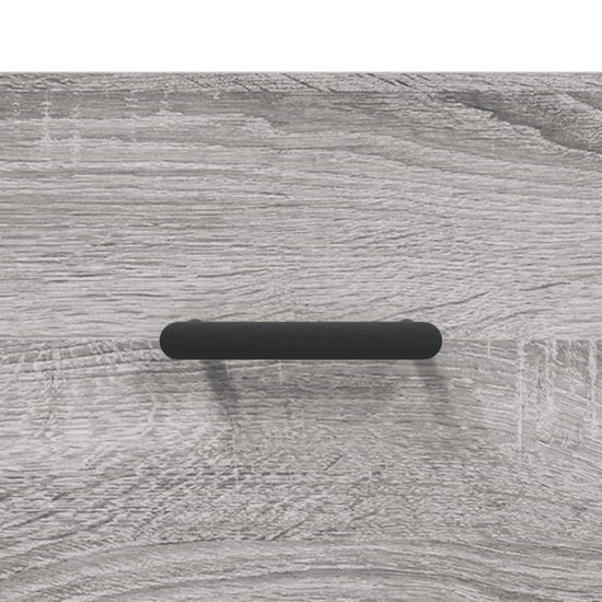 Nachtkastje 40x35x47,5 cm bewerkt hout grijs sonoma eikenkleur MeubelReus