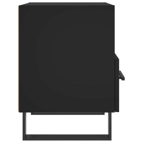 Nachtkastjes 2 st 40x35x47,5 cm bewerkt hout zwart MeubelReus