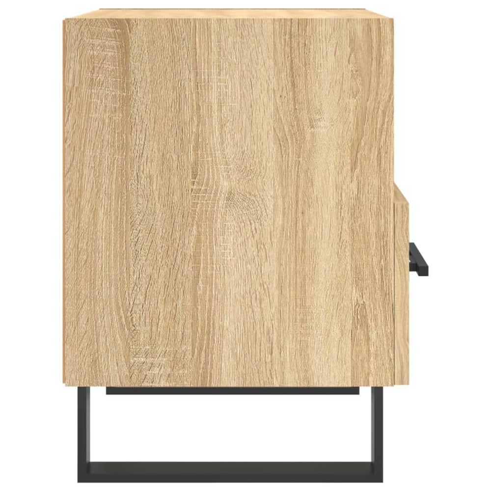 Nachtkastjes 2 st 40x35x47,5 cm bewerkt hout sonoma eikenkleur MeubelReus