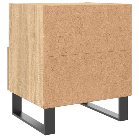 Nachtkastjes 2 st 40x35x47,5 cm bewerkt hout sonoma eikenkleur MeubelReus
