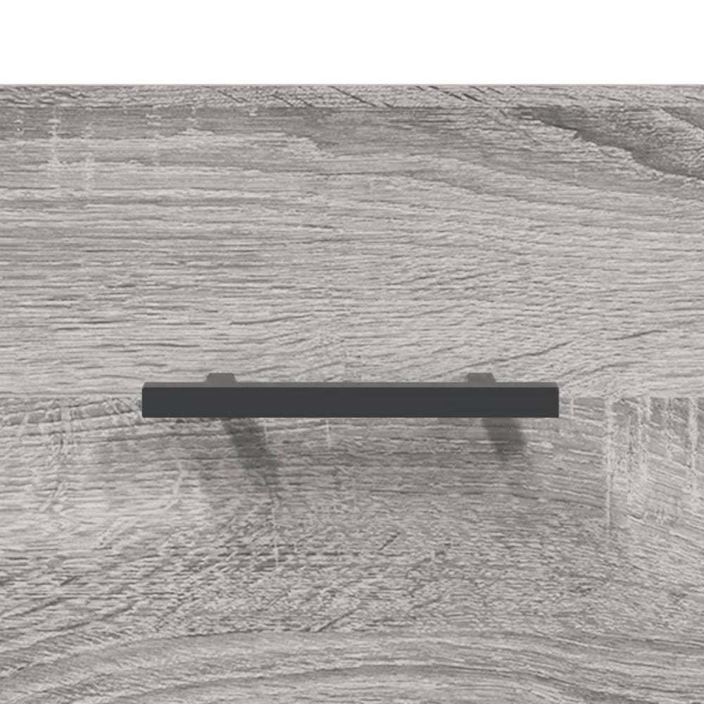 Nachtkastje 40x35x47,5 cm bewerkt hout grijs sonoma eikenkleur MeubelReus