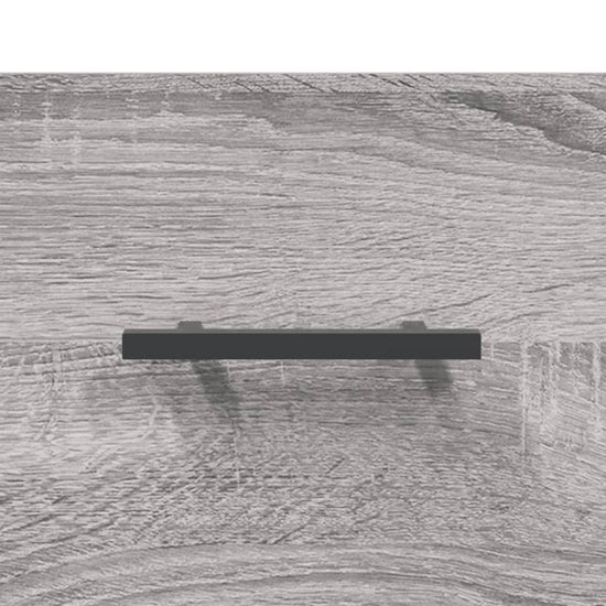 Nachtkastje 40x35x47,5 cm bewerkt hout grijs sonoma eikenkleur MeubelReus