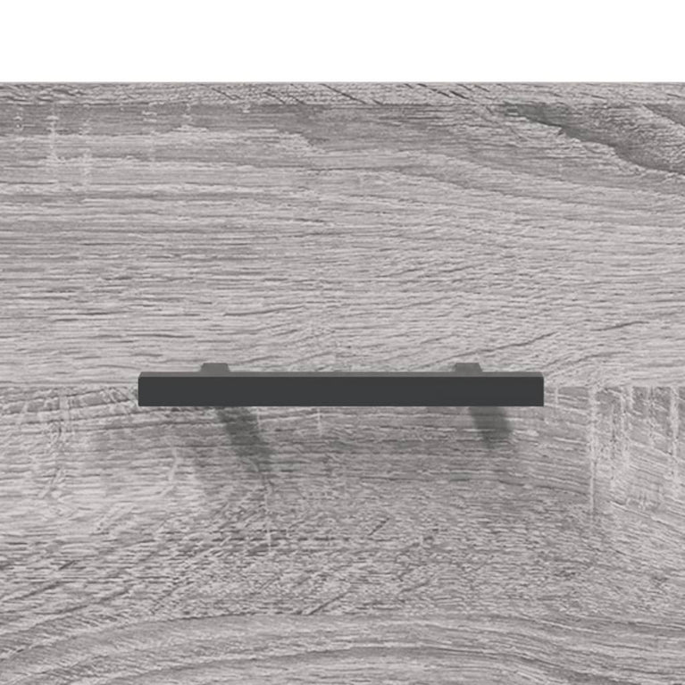 Nachtkastje 40x35x47,5 cm bewerkt hout grijs sonoma eikenkleur MeubelReus