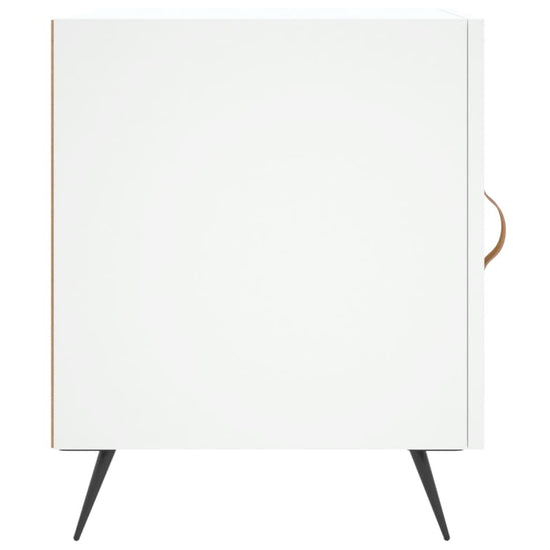 Nachtkastjes 2 st 40x40x50 cm bewerkt hout wit MeubelReus