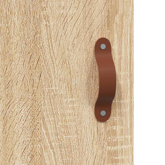 Nachtkastje 40x40x50 cm bewerkt hout sonoma eikenkleurig MeubelReus