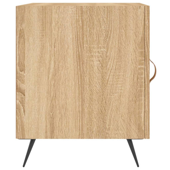 Nachtkastjes 2 st 40x40x50 cm bewerkt hout sonoma eikenkleurig MeubelReus