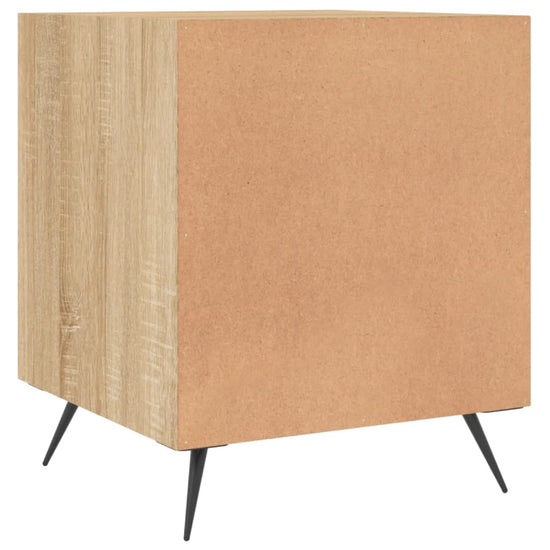 Nachtkastjes 2 st 40x40x50 cm bewerkt hout sonoma eikenkleurig MeubelReus