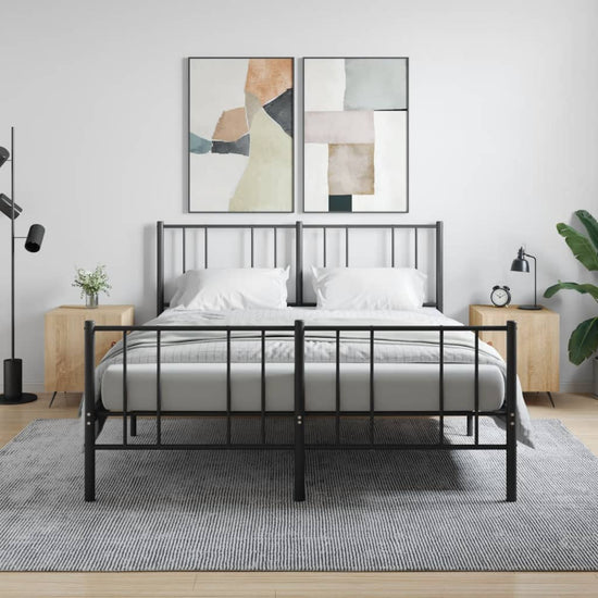 Nachtkastjes 2 st 40x40x50 cm bewerkt hout sonoma eikenkleurig MeubelReus