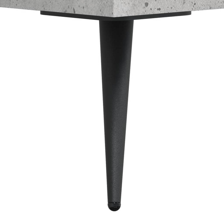 Nachtkastjes 2 st 40x40x50 cm bewerkt hout betongrijs MeubelReus