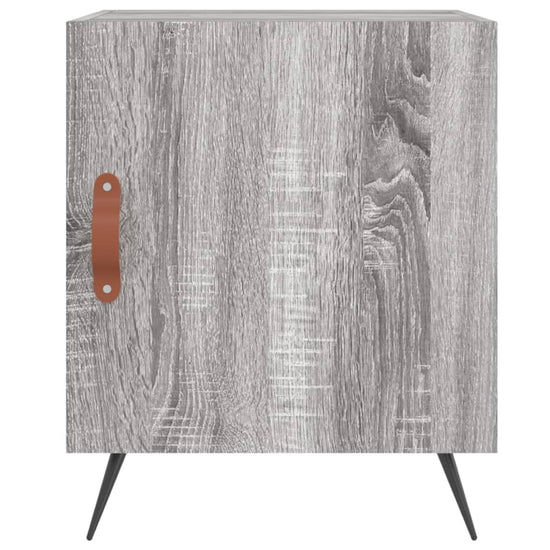 Nachtkastjes 2 st 40x40x50 cm bewerkt hout grijs sonoma eiken MeubelReus