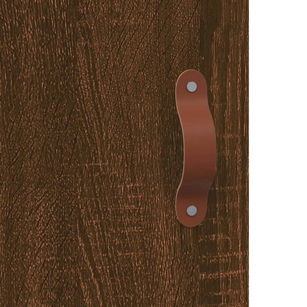 Nachtkastjes 2 st 40x40x50 cm bewerkt hout bruin eikenkleur MeubelReus