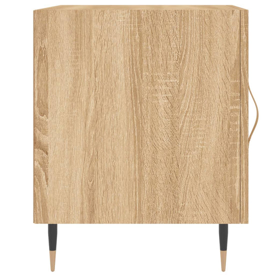 Nachtkastje 40x40x50 cm bewerkt hout sonoma eikenkleurig MeubelReus
