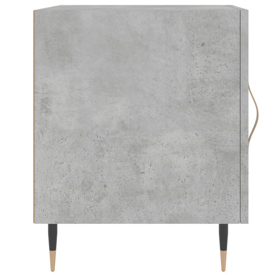 Nachtkastjes 2 st 40x40x50 cm bewerkt hout betongrijs MeubelReus