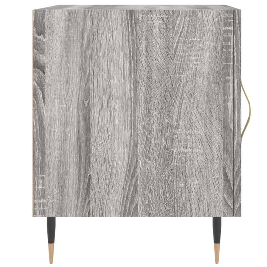 Nachtkastjes 2 st 40x40x50 cm bewerkt hout grijs sonoma eiken MeubelReus