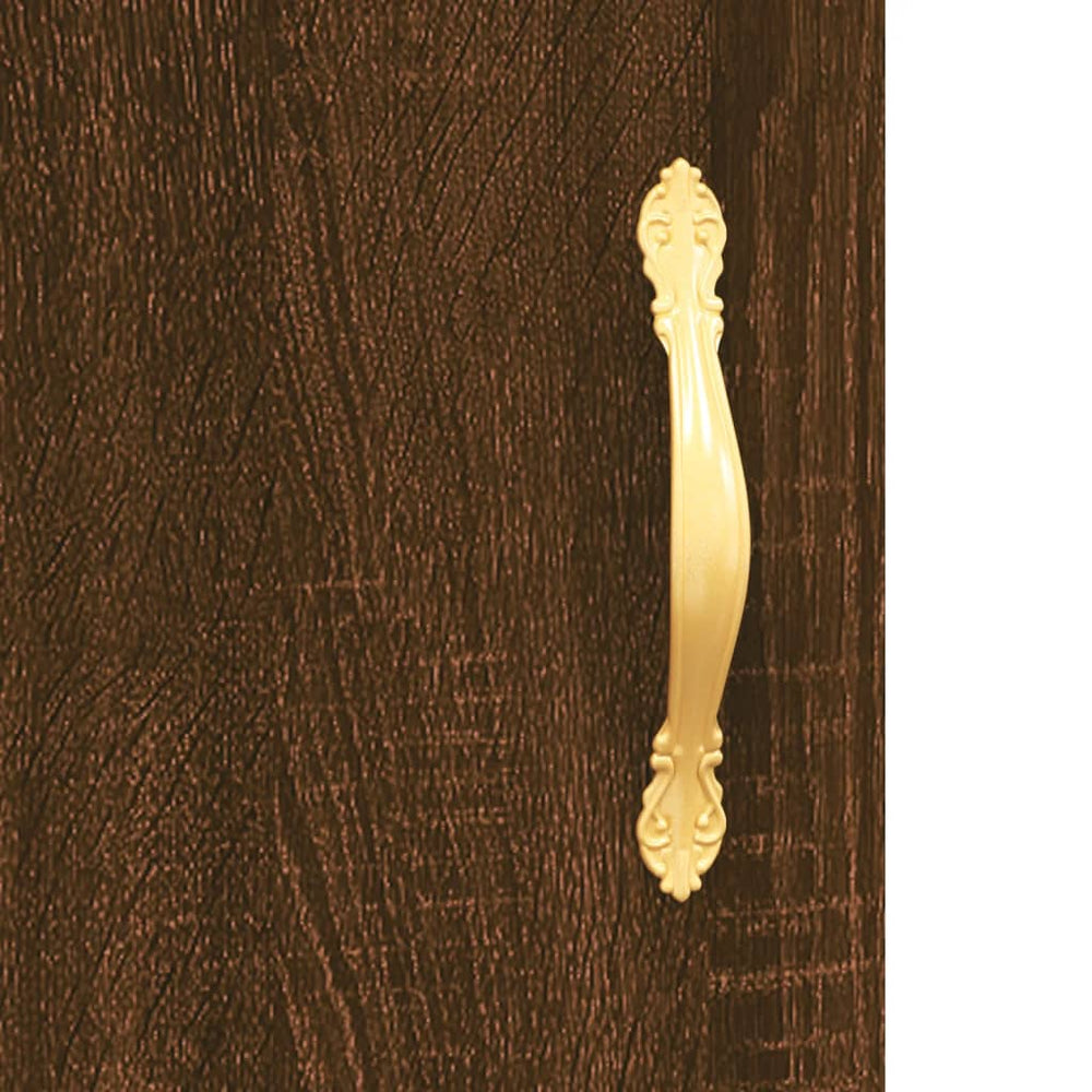 Nachtkastjes 2 st 40x40x50 cm bewerkt hout bruin eikenkleur MeubelReus