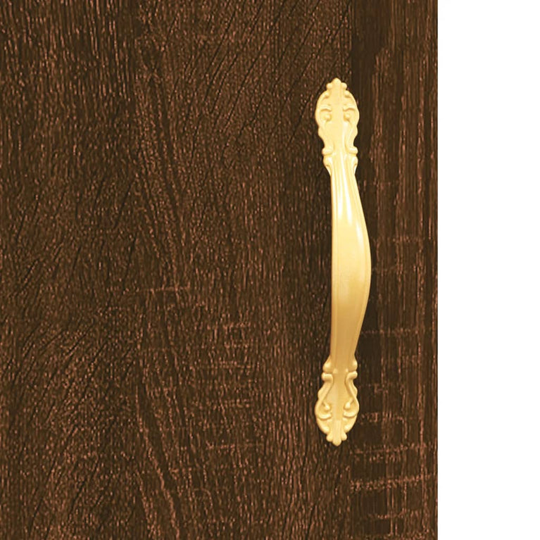 Nachtkastjes 2 st 40x40x50 cm bewerkt hout bruin eikenkleur MeubelReus