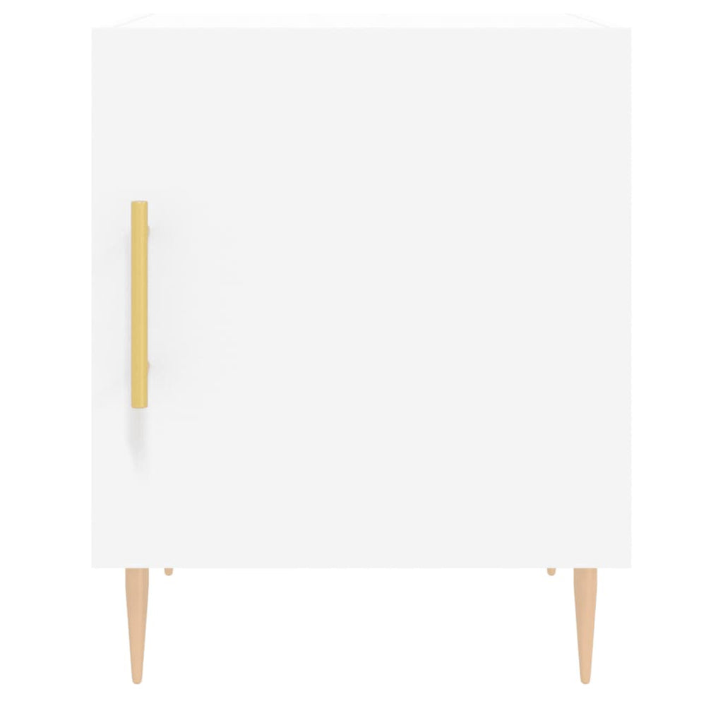Nachtkastjes 2 st 40x40x50 cm bewerkt hout wit MeubelReus