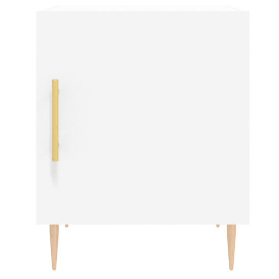 Nachtkastjes 2 st 40x40x50 cm bewerkt hout wit MeubelReus
