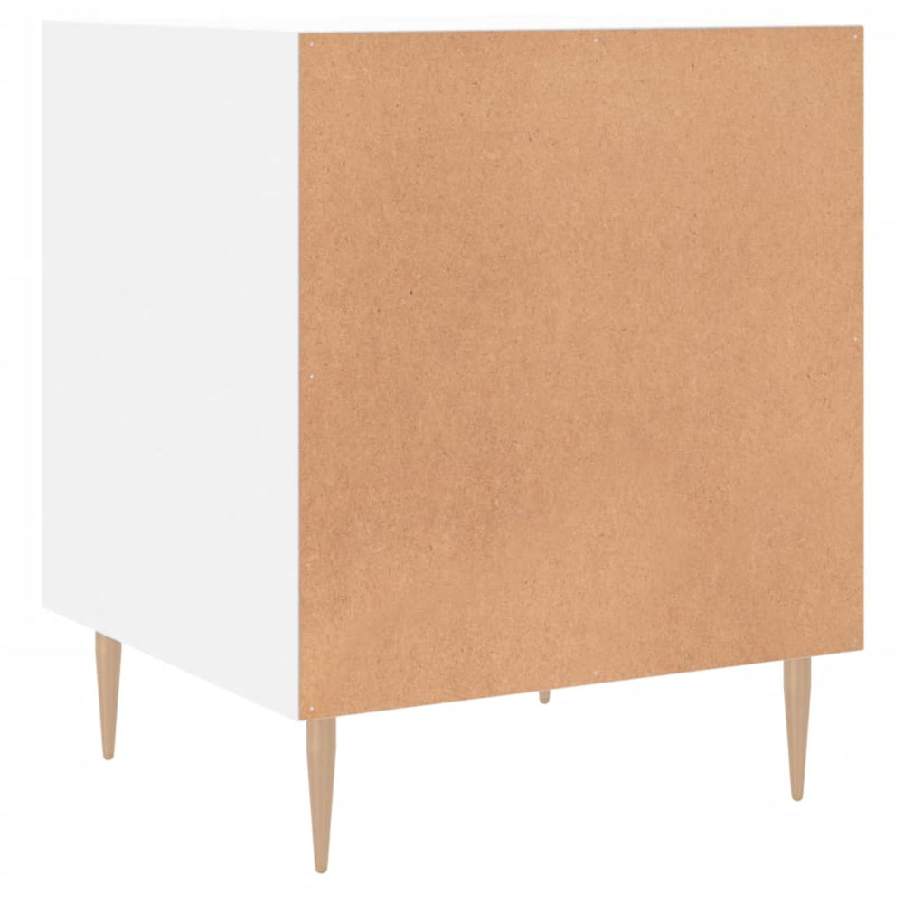 Nachtkastjes 2 st 40x40x50 cm bewerkt hout wit MeubelReus